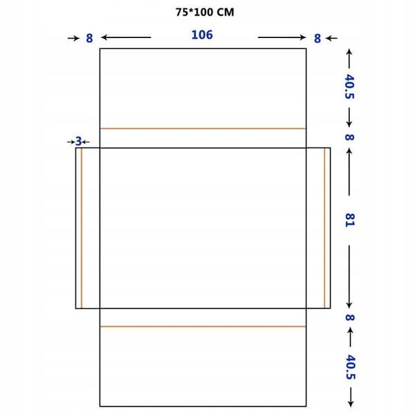 CAMPO REKTANGULÄR BADRUMSPEGEL 75X100 CM LED-BELYSNING, VÄRMEMATT