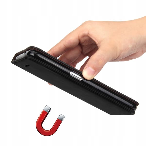 SMART MAGNET SORT LUKKET ETUI MED FLAP TIL REALME GT MASTER 5G+ GLAS