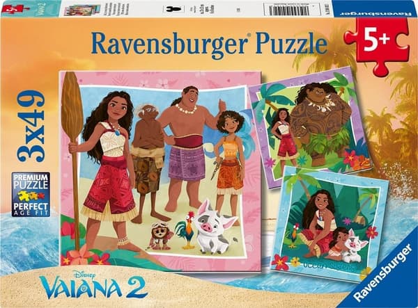 Palapeli 3x49 Vaiana 2
