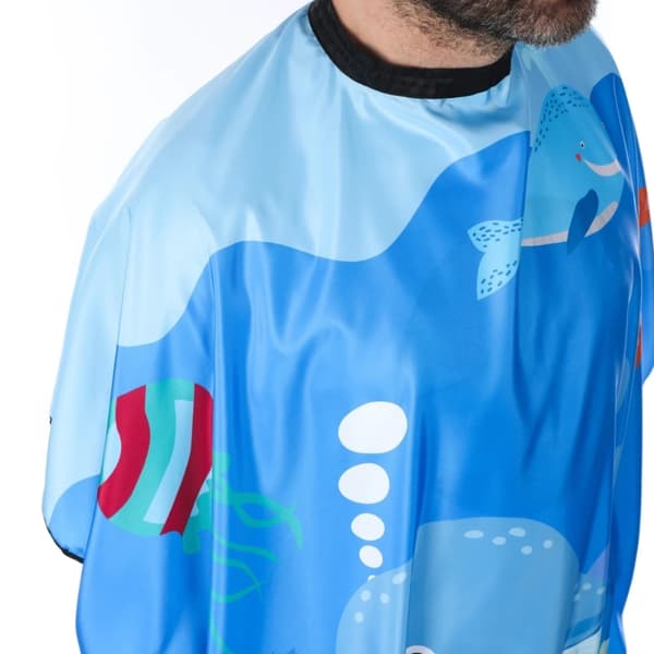 Poniks Barnfrisörkappa JP078 - Ocean