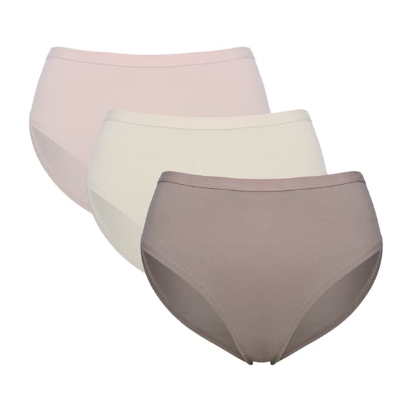 Esotiq PATSY trosor 3-pack | rosa, beige, brun L