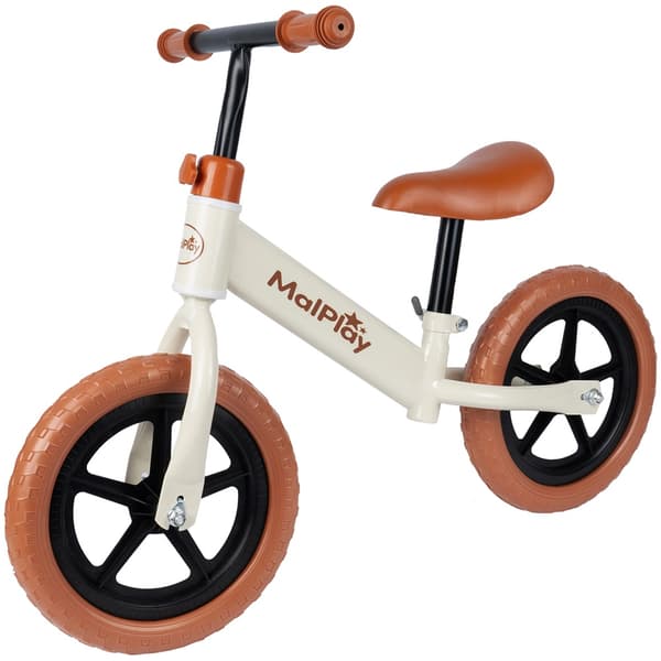 Balanscykel Barncykel Eva 12" Hjul Creme