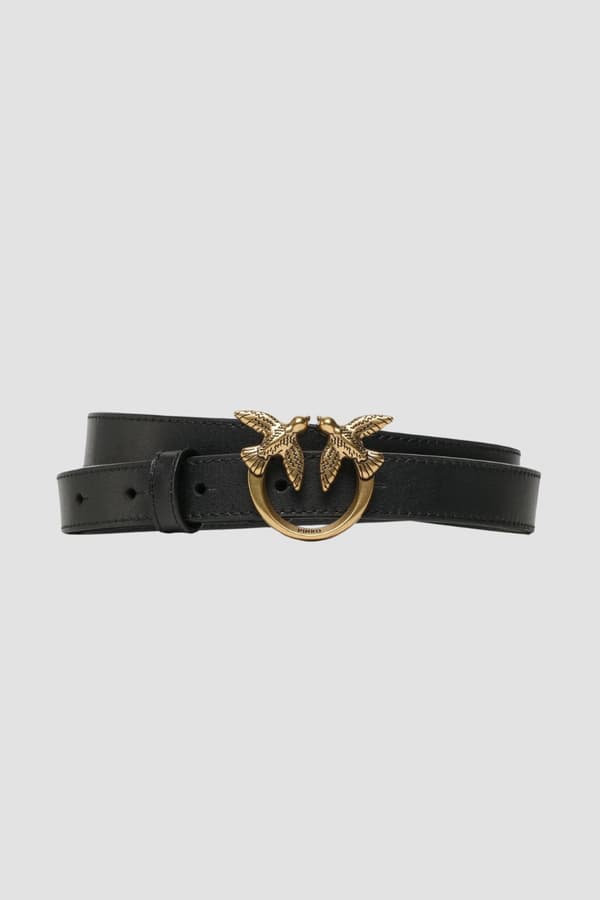 Pinko Sort Damebælte Love Berry H2 Bælte M
