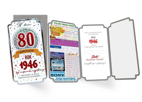 Fødselsdagskort 80