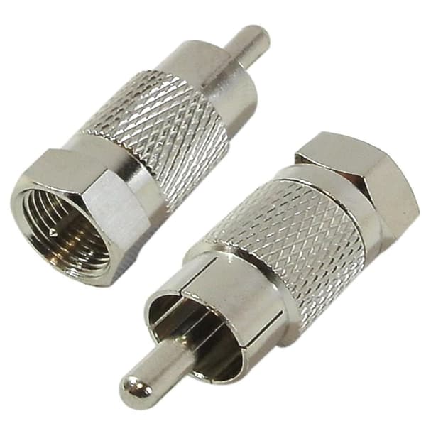 F-kontakt / RCA-kontaktadapter