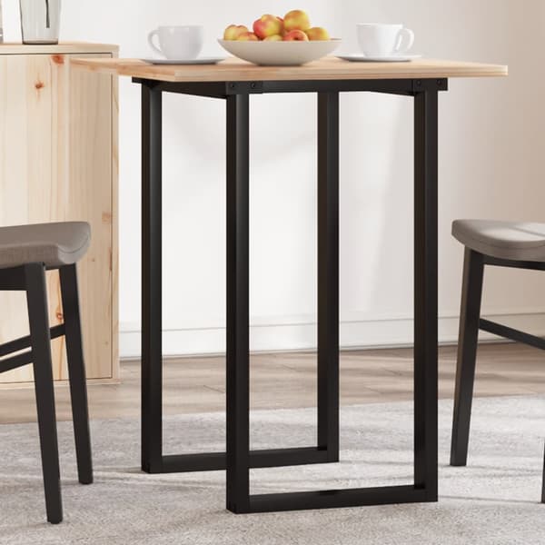 vidaXL Rektangulära bordsben 40x40x73 cm gjutjärn