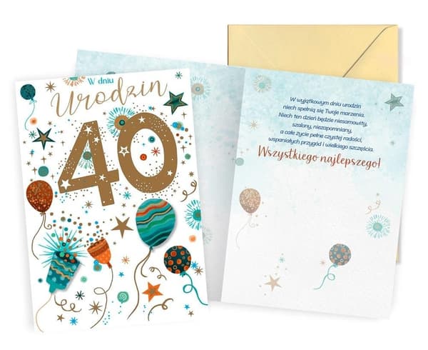Fødselsdagskort 40