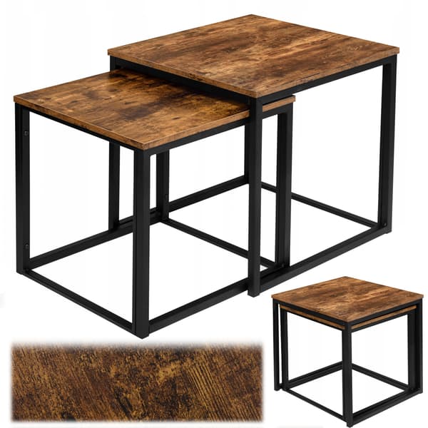 PRAVEN RUSTIC loftsofaborde i gammelt egetræ