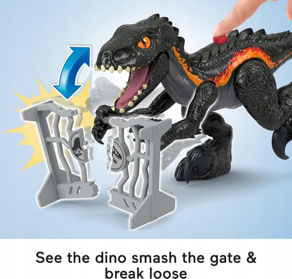 Imaginext Jurassic World Attackerande Indoraptor Figur