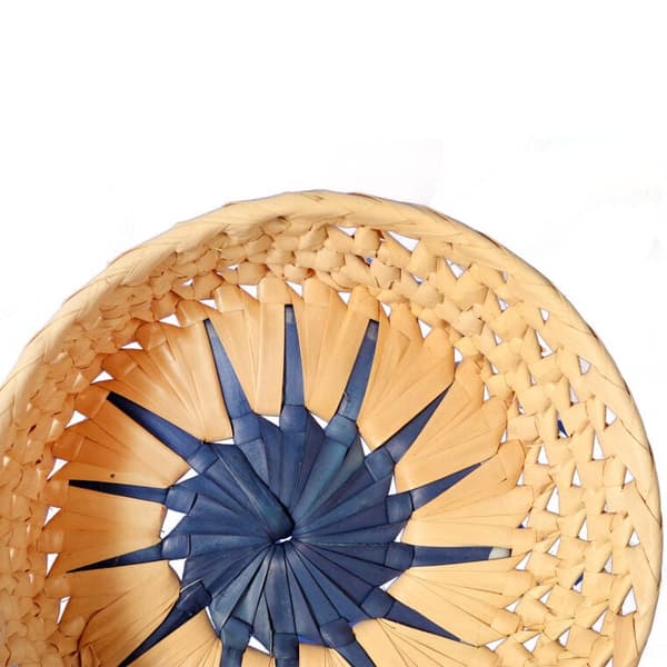 Rund brödkorg 20 cm blå