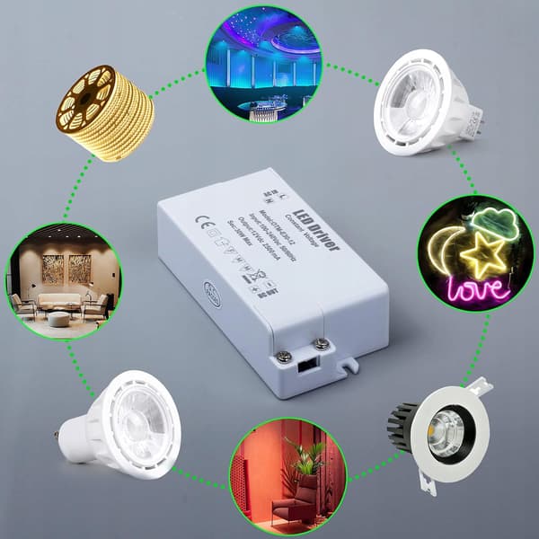 LED-transformator 240 12V DC 2.5A LED MR11, MR16