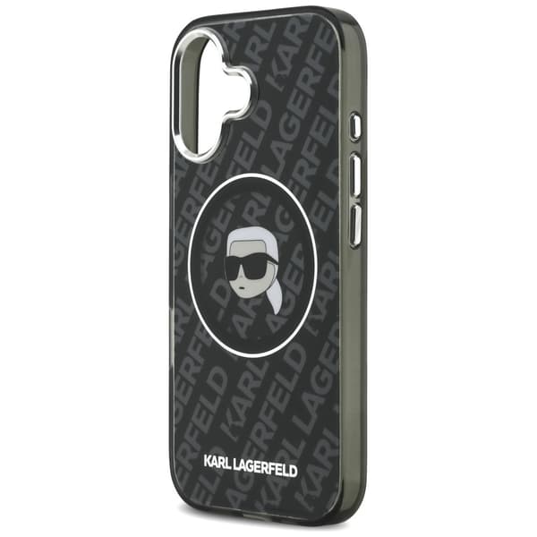 Karl Lagerfeld IML Karl Head Logo MagSafe-etui til iPhone 17, sort