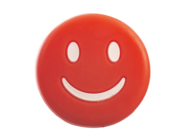 Smile vibrationsdämpare - färg: röd