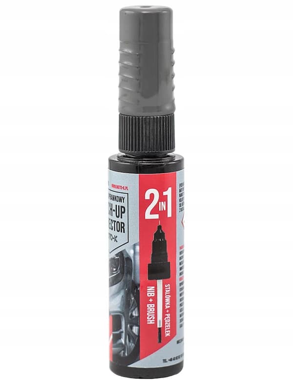 MOTO-K touch-up lak med rapidograph GRÅ GLANS 185 12ml