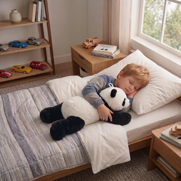 claro Sensorisk Panda Vægtet Bamse - Stress og Søvn Krammedyr 60cm