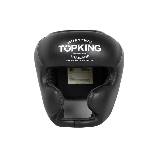 Top King Fulddækkende Boksehjelm Sort S