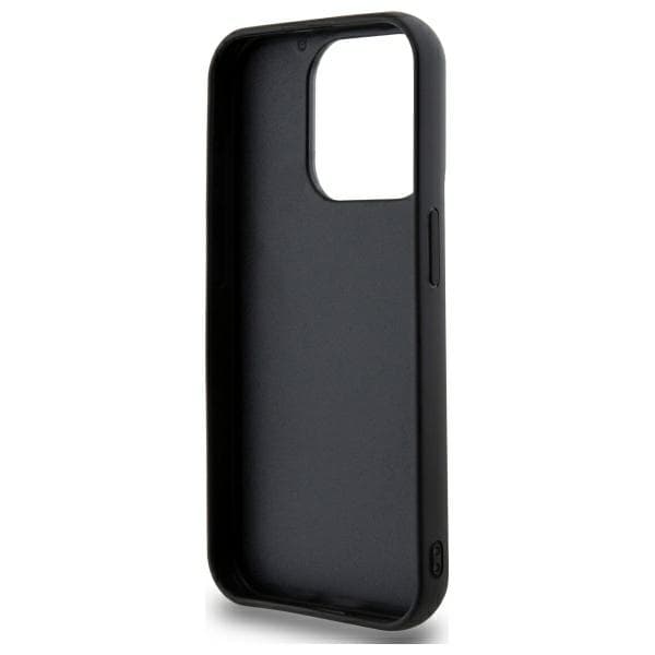 DKNY Quilted Stack Logo-skal till iPhone 15 Pro Max, Svart