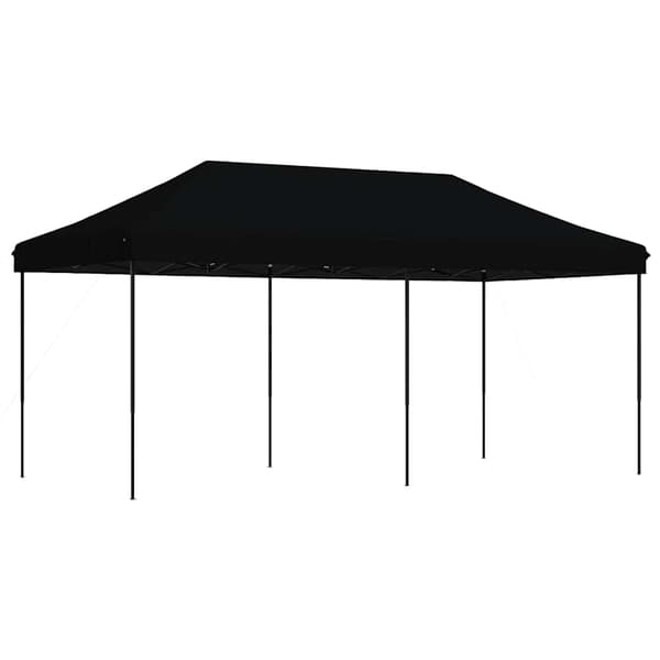 vidaXL foldbart pop-up festtelt sort 580x292x315 cm