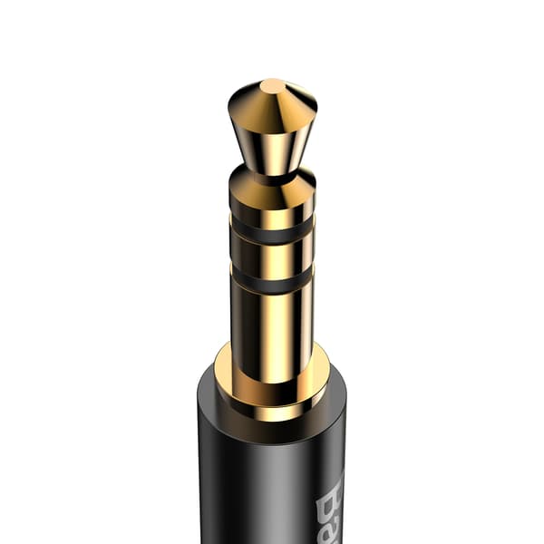 Stereolydkabel AUX-adapter 3,5 mm mini-jackstik - USB-C 120 cm - sort