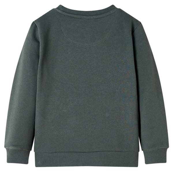 Barntröja, mörk khaki, 140