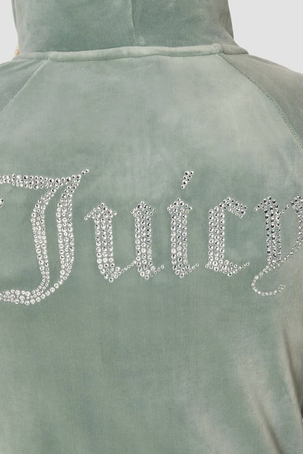 Juicy Couture Grøn Madison Hættetrøje til Dame S