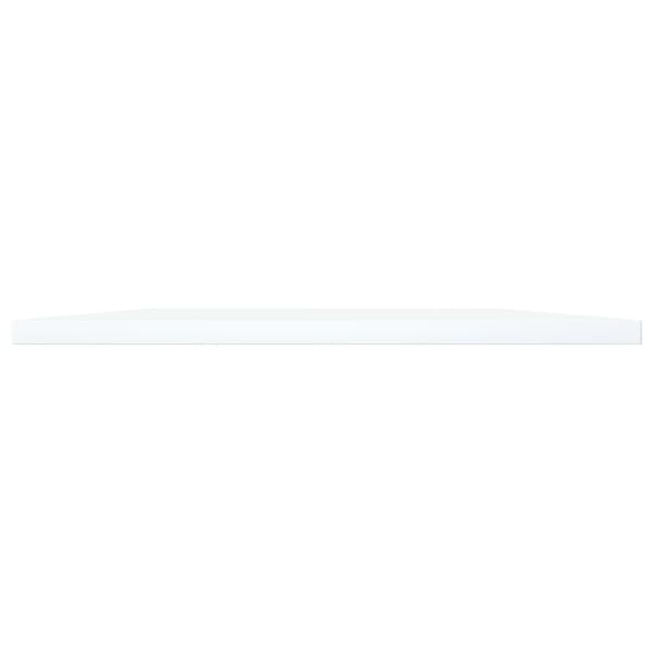 vidaXL bogreoler, 4 stk., hvide, 80x40x1,5 cm, spånplade