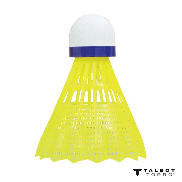 TALBOT TORRO Tech 350 Medium Badminton Badmintonbollar 3 st - Gul