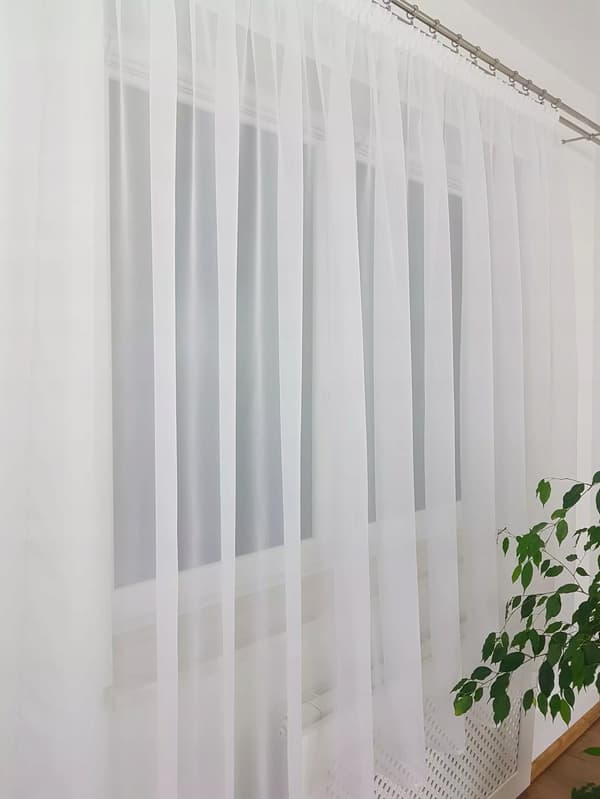 Färdig voilegardin 400x180cm