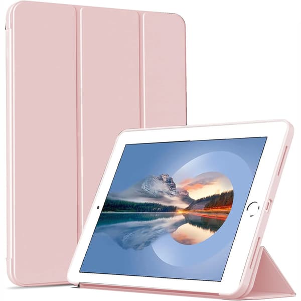 Fodral för iPad 9,7" 2018/2017 (6:e/5:e generationen), Smartcase, roséguld