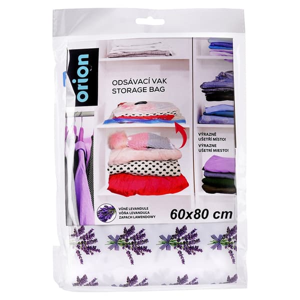 Vakuumförpackningspåsar för kläder och bäddtextil lavendel 60x80 cm 6-pack
