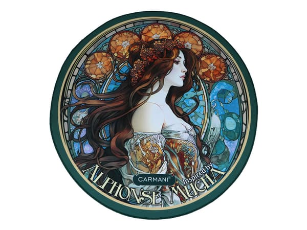 Carmani, plastikmåtte (ca. 38 cm) - Alfons Mucha