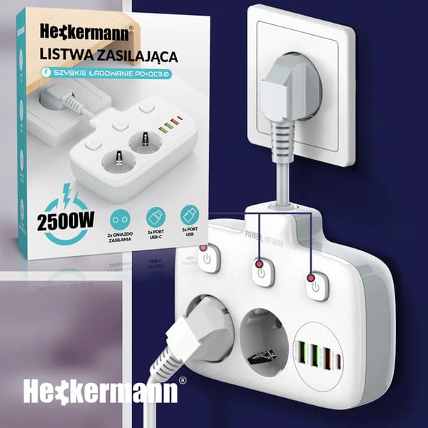 Heckermann SE2435 strømskinne