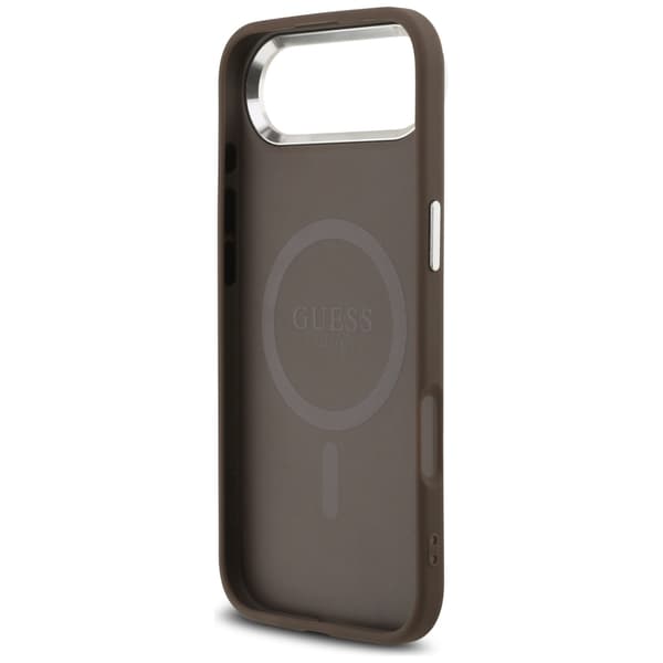 Guess 4G Triangle Logo MagSafe-etui til iPhone Air brun sølv
