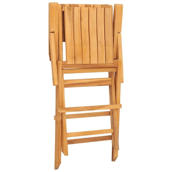 vidaXL foldbare havestole, sæt med 2, 55x61x90 cm, teaktræ
