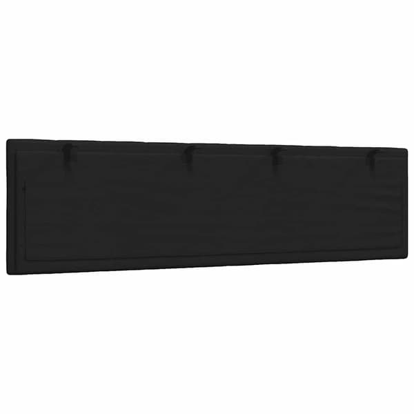 vidaXL hovedgærdehynde, sort, 180 cm, stof