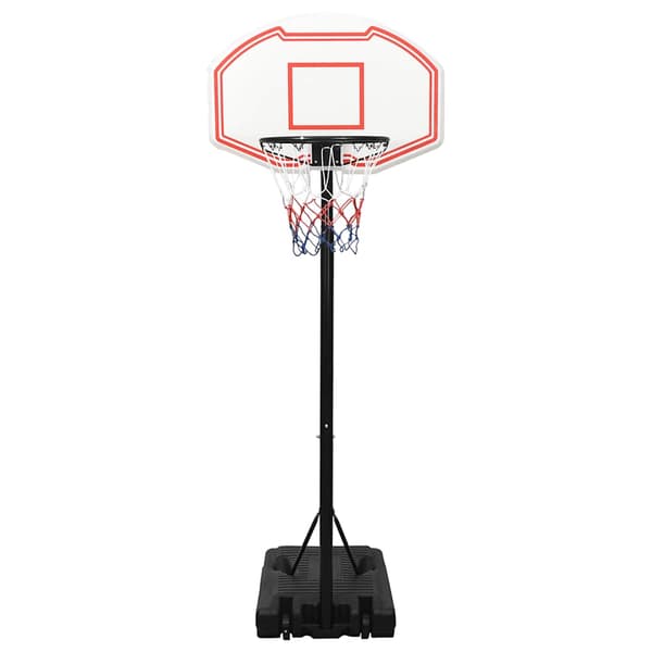 vidaXL Basketställ vit 237-307 cm polyeten