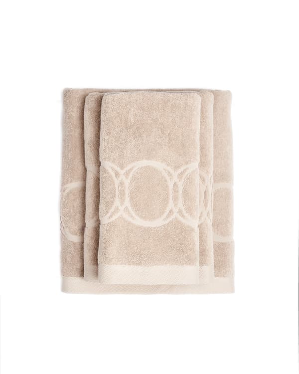 Monogram Opus håndklæde 50x100cm beige / Officine Monogram