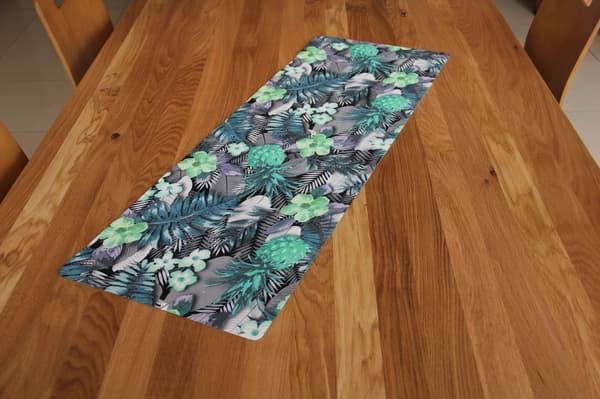 LAMBADA GRØN bordløber 95x33 cm