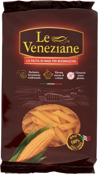 Pasta Penne Rigate Corn 250g - Le Veneziane