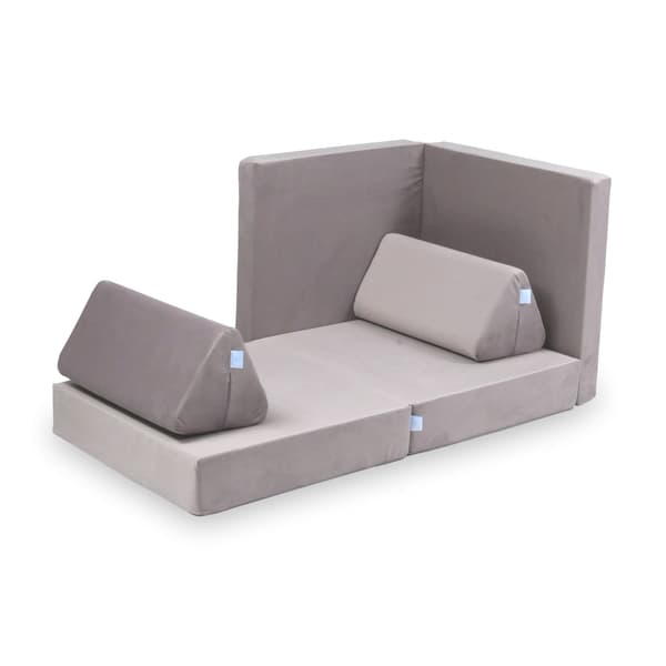 Montessori Comfort sammet lila mini leksoffa