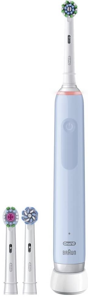 Oral-B Pro 3 3700 Blå Eltandbørste + Børstehoved