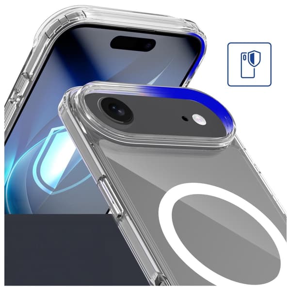 3MK Armor MagCase til iPhone Air, gennemsigtig