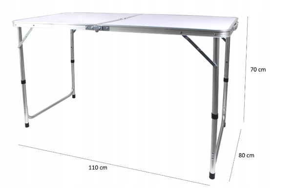OXE8211 KLAPPBART HAVEBORD + 4 STOLE KUPFERT