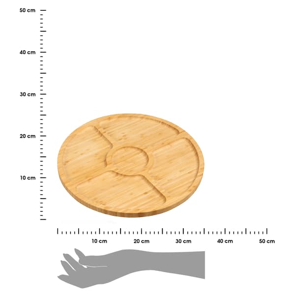 Bambus snackbakke 35 cm