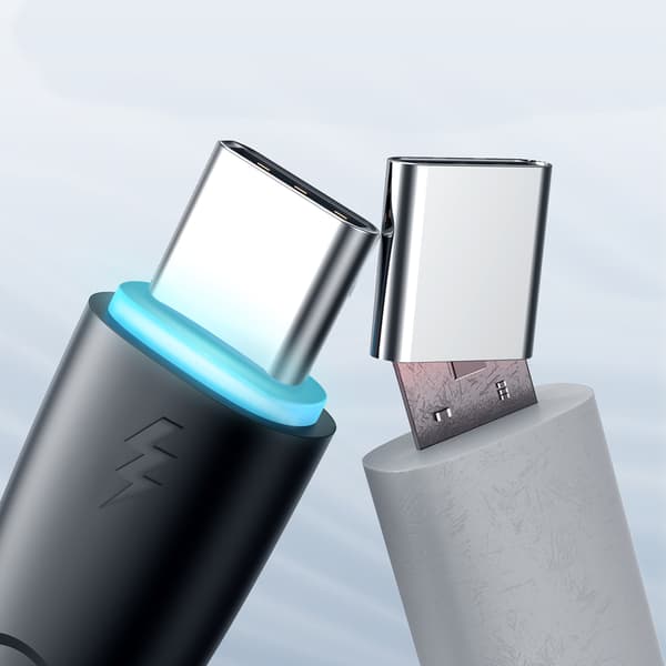 Starry-sarjan USB-A - USB-C 3A -kaapeli 1m musta