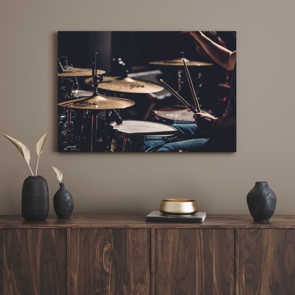 Canvastavla Musiktrummor Gary 120x80