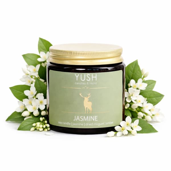 Jasmin - JASMIN DOFTLJUS MED SOJA - YUSH - 120ML