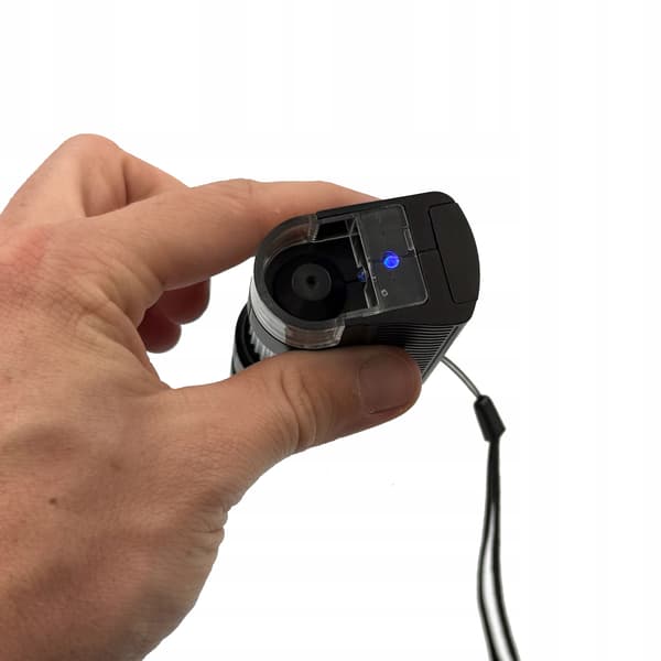 Bærbart lommemikroskop til børn MINI 80-150x med holder