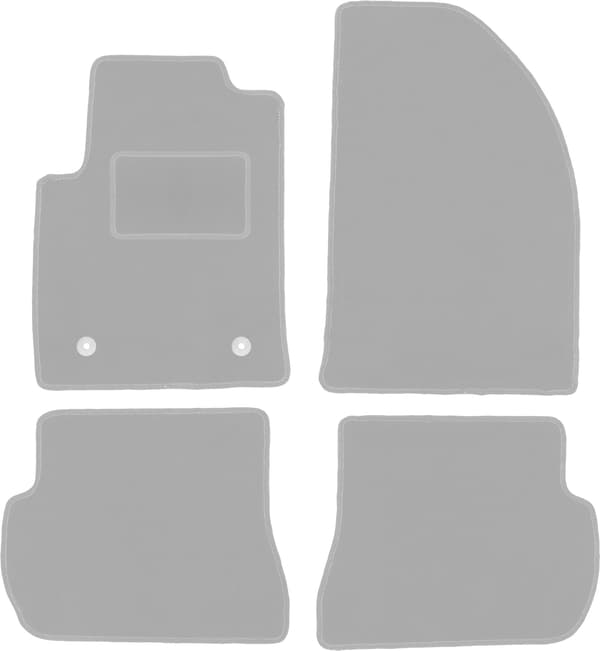 Grå bilmåtter til: Ford Fusion hatchback (2005-2012)