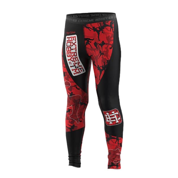 Lasten urheilulegginsit RED WARRIOR 128 MUSTA